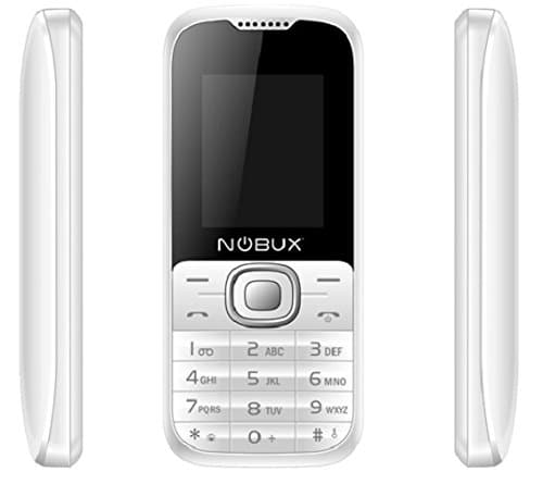 NOBUX BLAST WHITE, Dual SIM, Quad Band Display 1.8" Factory Unlocked, VGA Camera.