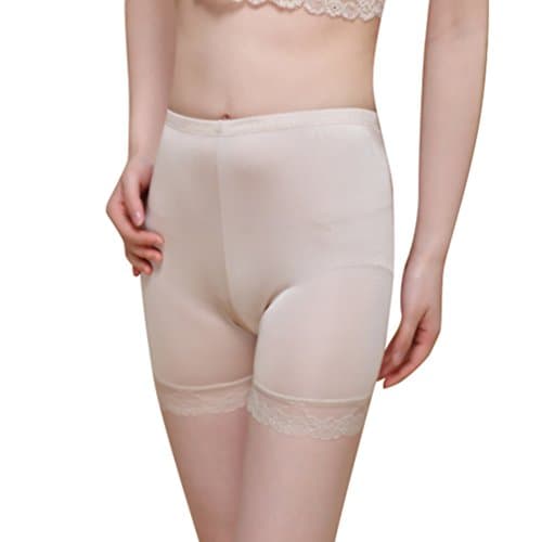 Baymate Womens Lace Basic Long Briefs Thigh Control Shorts Shapewear