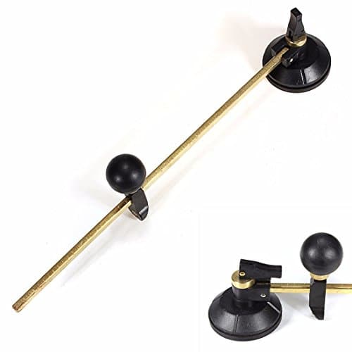 60cm 6 Numbered Wheels Compasses Glass Circle Circular Cutter with Suction Cup(Size: 1, Color: Black)