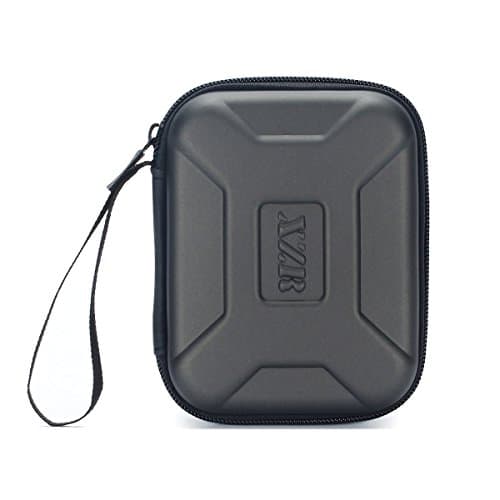SUMAX EVA Shockproof 2.5-Inch Portable External Hard Drive Carrying Case External Battery Pack for WD Elements Seagate Backup Plus Toshiba Canvio Portable, Grey