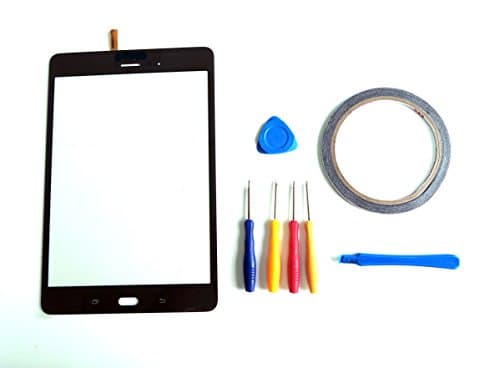 For Samsung Galaxy Tab A 8.0 SM-T357 T355 Glass Touch Screen Digitizer Black+ Tools (Double-sided adhesive is Also included)