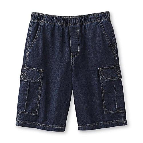 Boys Denim Canyon pull on Cargo shorts, 14/16