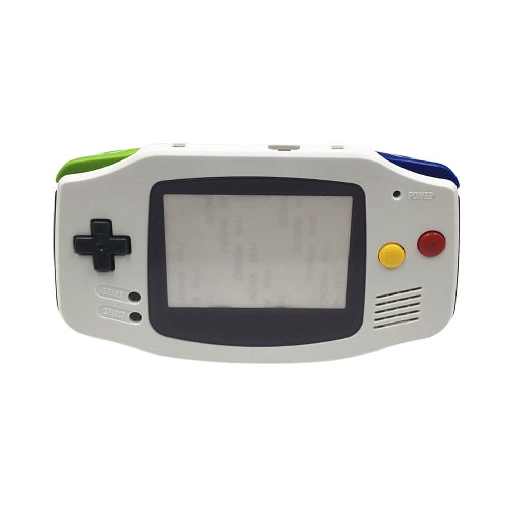 Xinvision White Replacement Full Housing Shell Case Cover w/Lens for Nintendo Gameboy Advance GBA