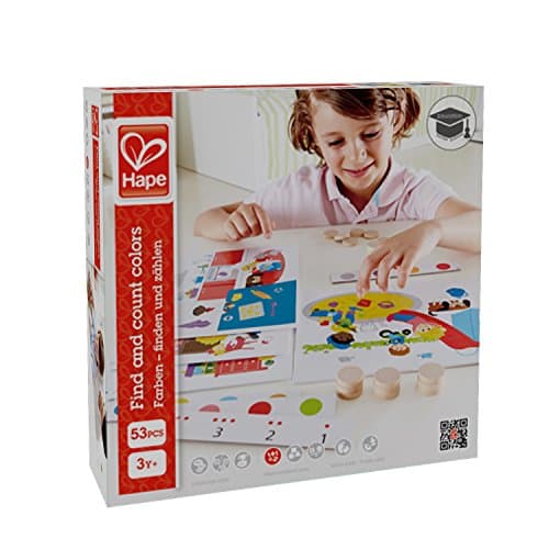 Hape HAP-E6301 Home Education Find and Count Colours