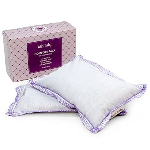 Wild Baby Hot Cold Aromatherapy Lavender Clay Bead Replacement Pack for Microwave Plush Pal (2 Pack)