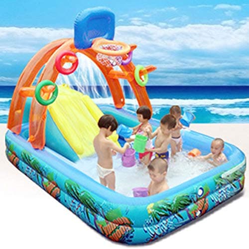 Uhruolo Kids Water Slide,Inflatable Water Slide Multi-Function Children's Pool for Kids