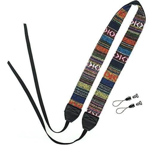 Blummy Camera Shoulder Strap Neck Belt for Fuji Instant Mini Camera, Polaroid Camera, Digital Camera, Nikon Camera, Cannon Camera, Samsung Camera (Color 4)