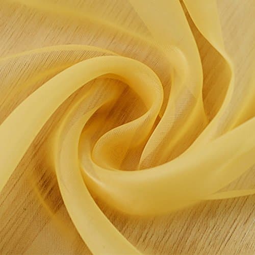 Rambly Tulle Door Window Curtain Drape Panel Sheer Scarf Valances For Home, Voile Curtain, Pure Color 1PCS (e)