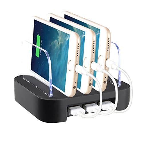 Eoshico Detachable Universal Multi-Port 3-port usb Charging Station ,17W USB Charging Dock