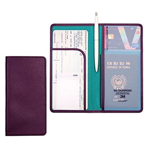 RFID Blocking Passport Cover No Skimminig Wallet Case
