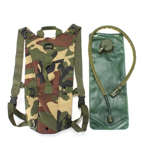 Tactical Hydration Pack, Outdoor 3L 3 Liter (100 ounce) Backpack Water Bag Pouch For Cycling Biking Hiking Climbing Survival