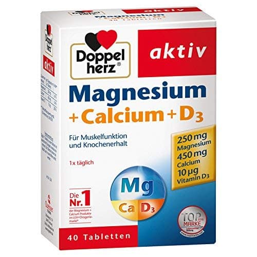 Doppelherz magnesium + calcium + D3, 3-Pack (3 x 40 tablets)