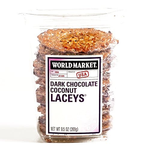Dark Chocolate Coconut Laceys 9.5 oz each (5 Items Per Order)