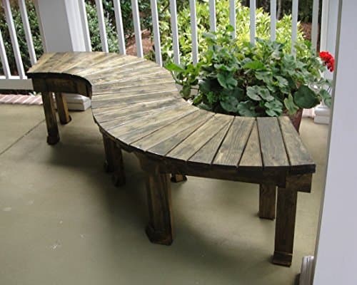 Bench or Table Fan Pine 36 and 46 Inch Wide