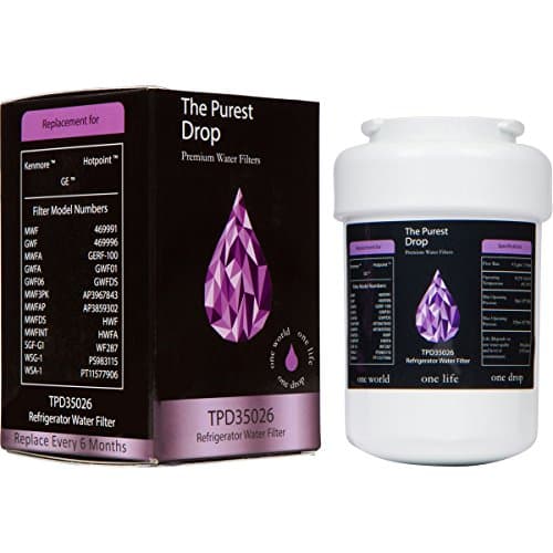 The Purest Drop: GE MWF Compatible Refrigerator Water Filter – WQA Gold Seal – GE, Kenmore, Hotpoint