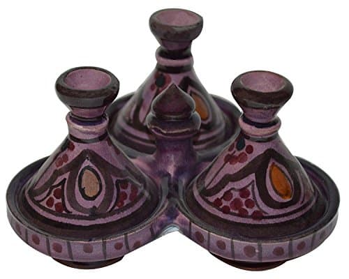 Moroccan Hand made Ceramic Serving Spices Tagine Mediterranean Serving Spices