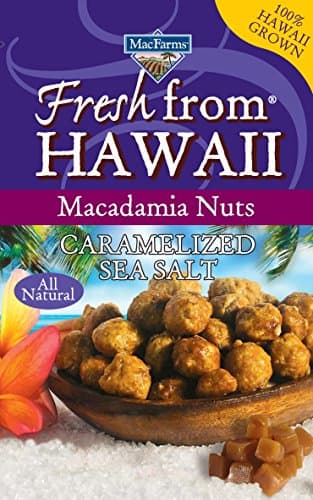 Caramelized Sea Salt Macadamia Nuts MacFarms 6 Oz. Bag