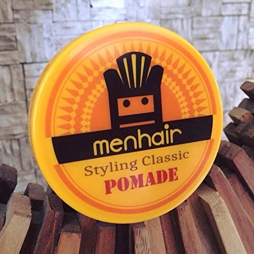 Pomade for Men Hair Styling Classic Pomade Medium Hold and High Shine - Perfect for Straight, Thick and Curly Hair - 2 OZ - MENHAIR