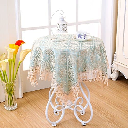 TRE countryside small round lace tablecloth/Bedside table cloth/table cloth faric/ oblong table cloth/ table cloth-A 100x150cm(39x59inch)
