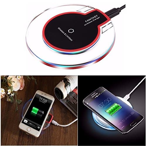 Aironx™ Wireless Charging Pad/Wireless Charger for iPhone 8/8 Plus iPhone X Samsung Galaxy Note 8/S9/S9+/S8 Plus/S8 Galaxy/S7/S7 Edge/LG/V30+