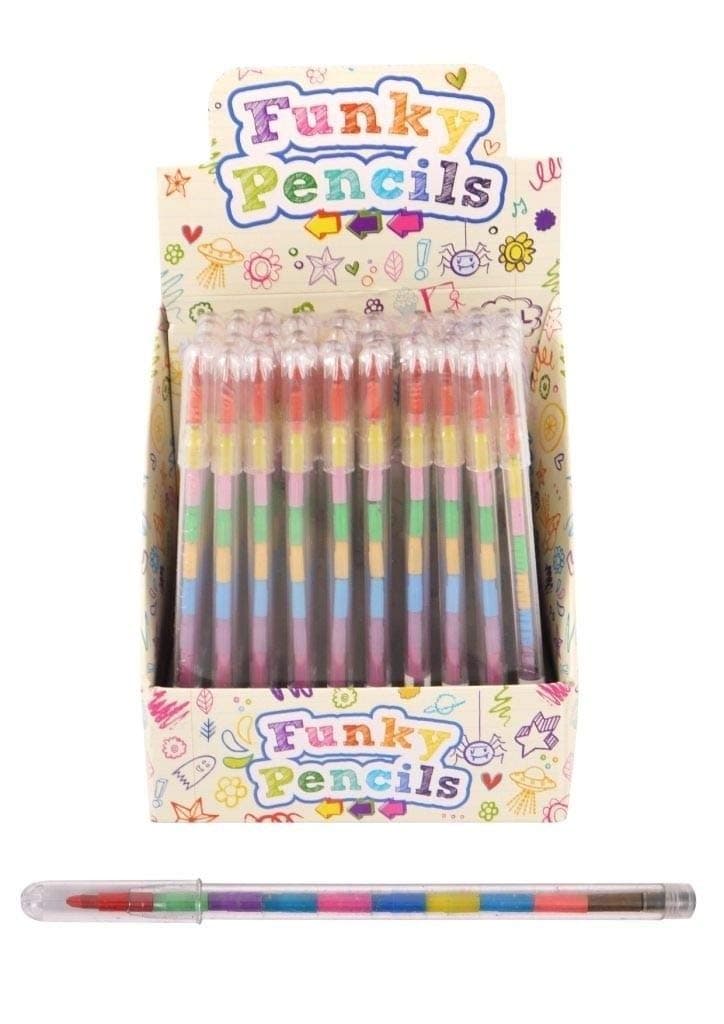 ZaF 20 Crayons with 11 Swap Points Pencil Multi Colour Crayon Stationary Sets Party Bag fillers