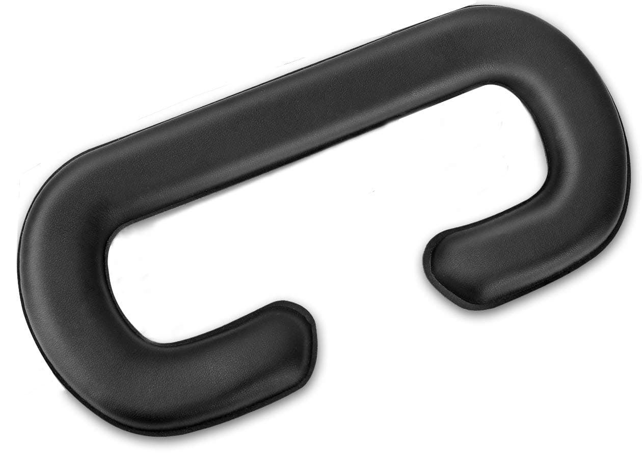 Face Foam Replacement Lunies Face Cover Compatible for HTC Vive VR Headset PU Leather 10mm Black