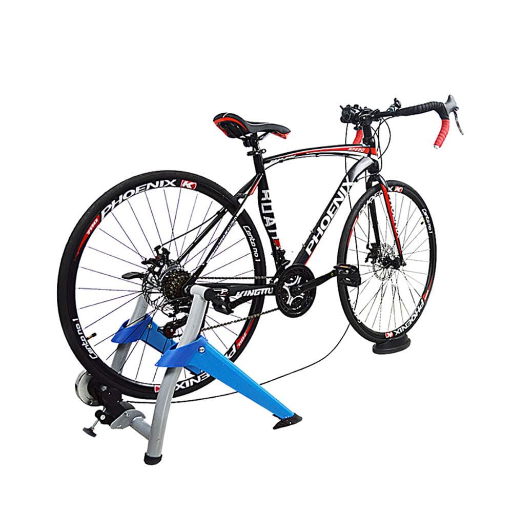 QXT Indoor Bike Trainer Indoor Eexercise Bicycle Magnetic Trainer Stand Magnetic Resistances Allows You To Work Out with Your Bike