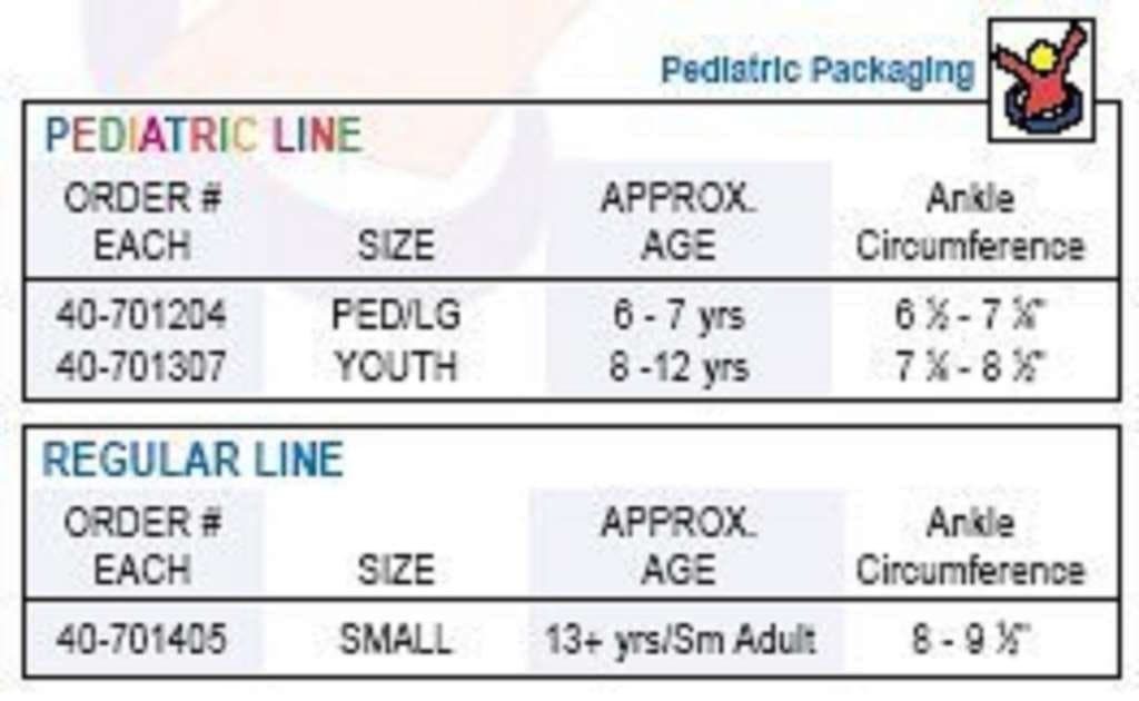 FLA Kids Neoprene Ankle Support - Size Pedi-Large