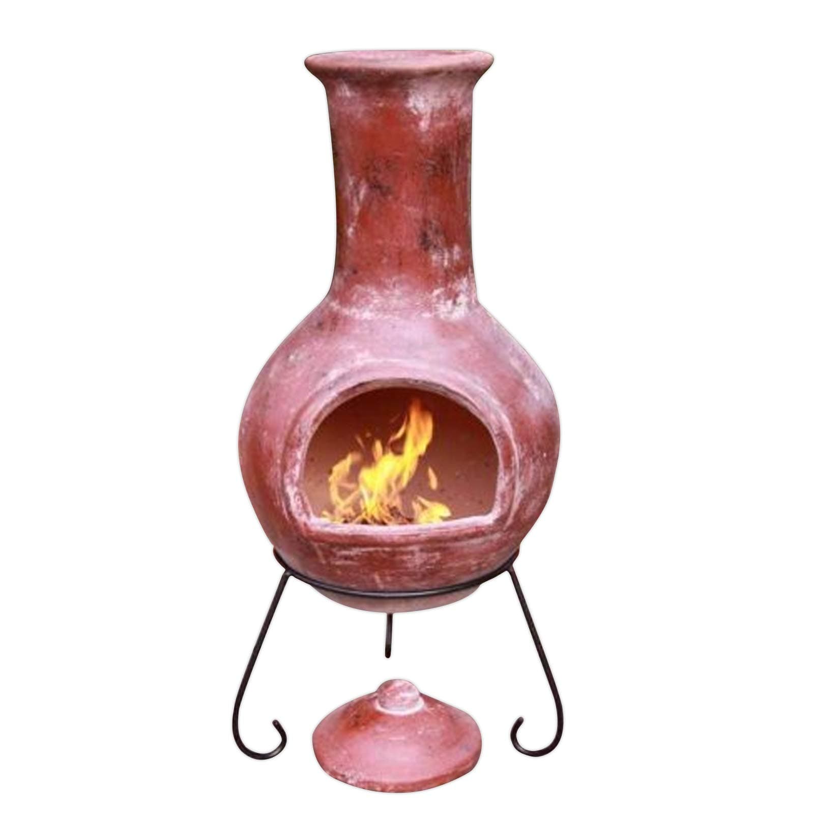 Gardeco Colima Mexican Chimney, Red, X-Large