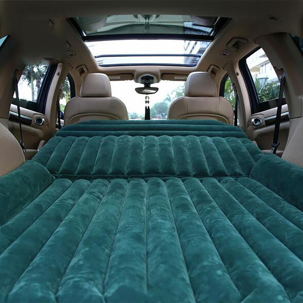 LPY-SUV Air Mattress Double Bed Portable Thicker Car Bed for Outdoor Self-driving Travel, Including Electric Air Pump