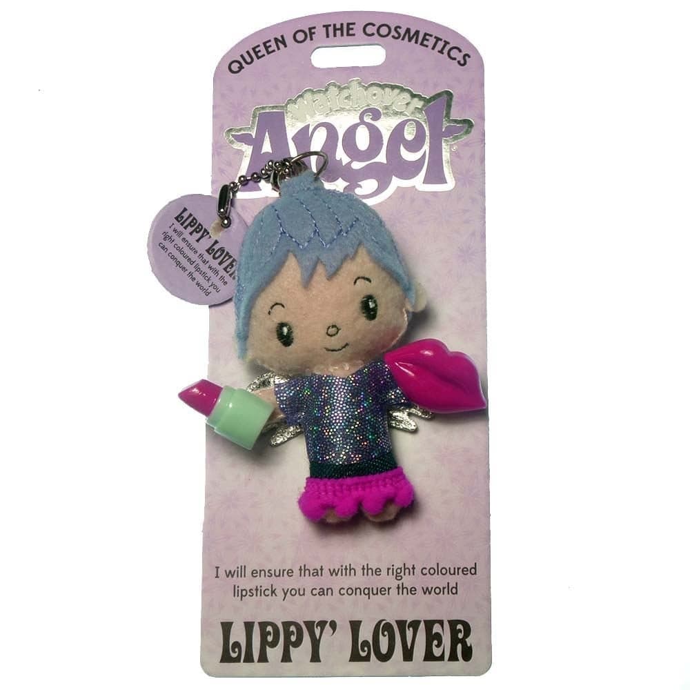 WATCHOVER ANGEL KEYRING BAG CHARM LIPPY LOVER