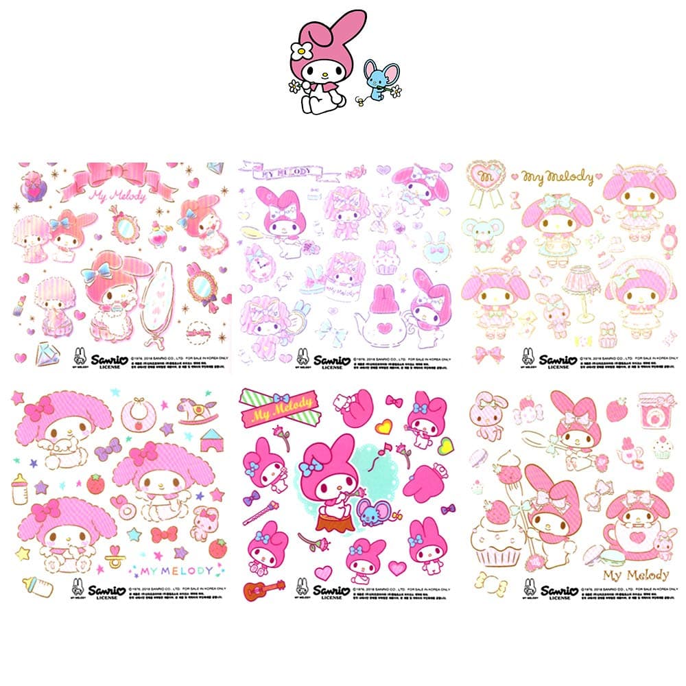 Sanrio Diary Deco Scrapbook Cutting Stickers (Random 1 Pack) : My Melody
