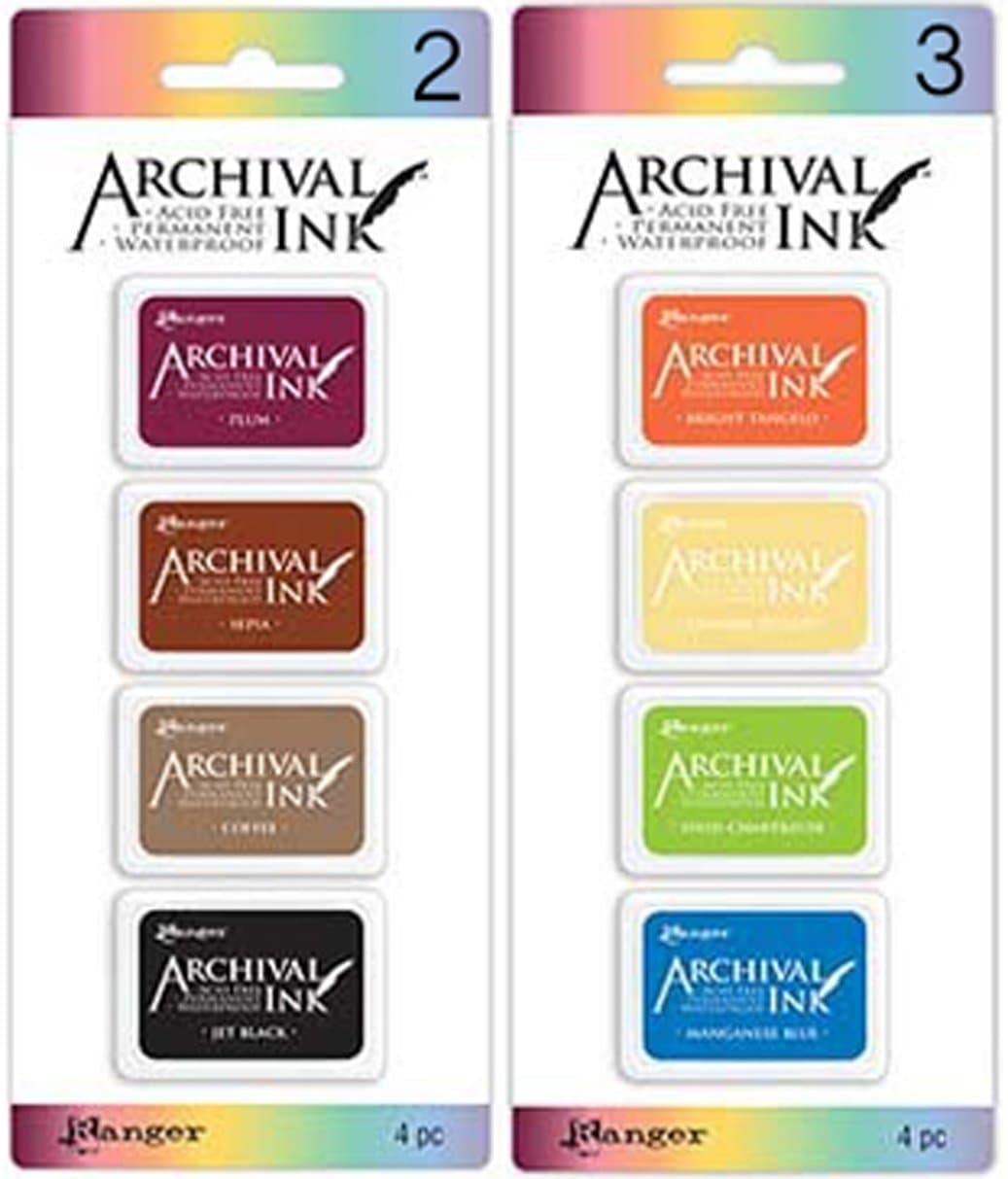 NEW SPECIAL BUNDLE Ranger - Archival Mini Ink Pads Kits 2 AND 3