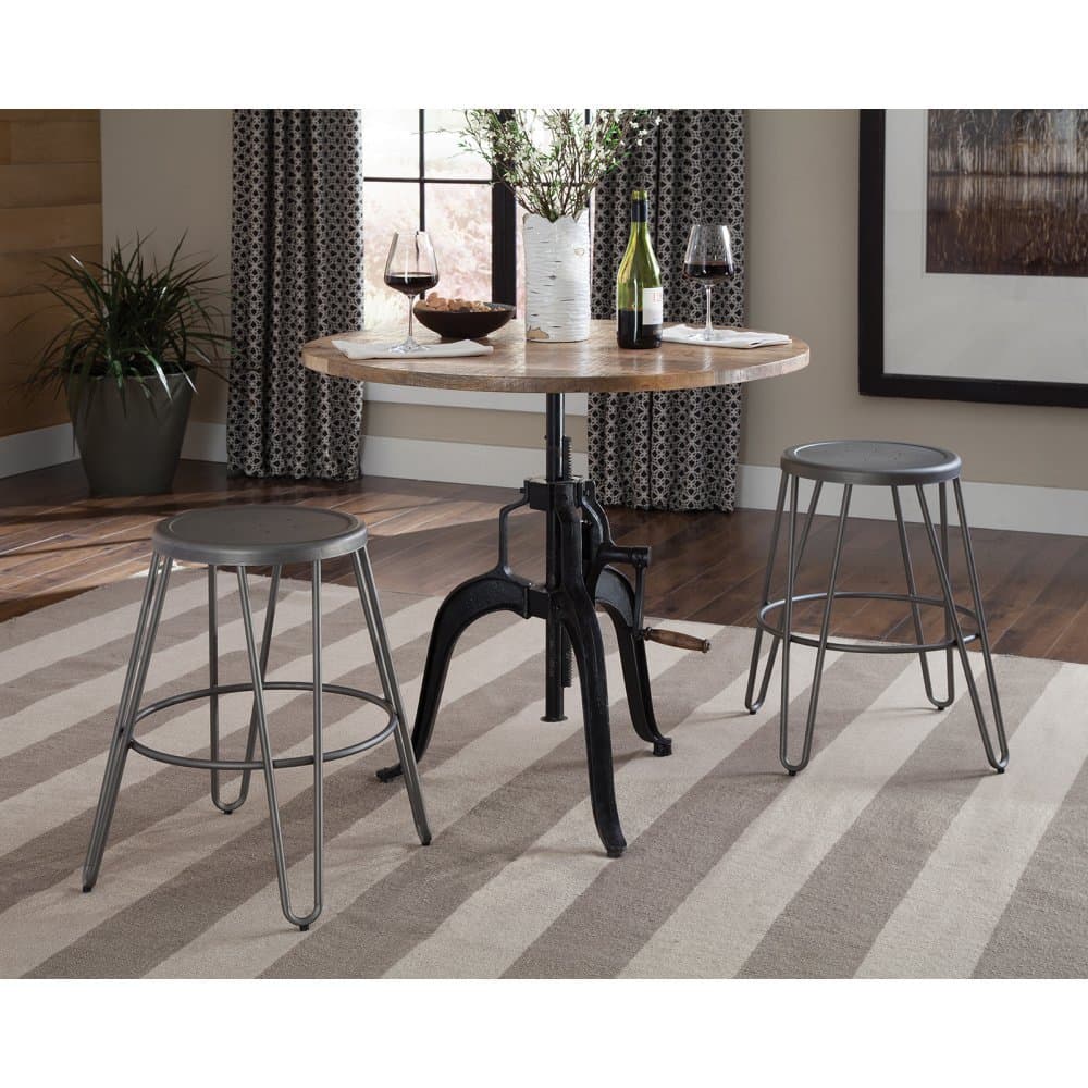 Coaster 122221-CO Galway Height Adjustable Dining Table, In Natural