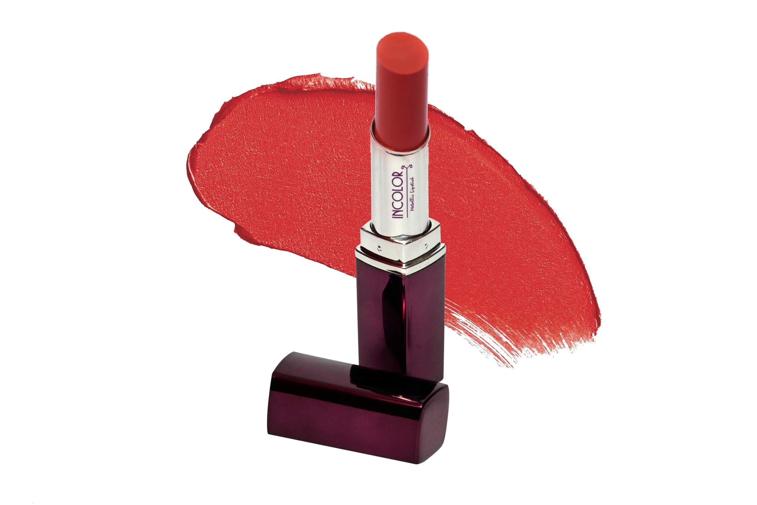 Incolor Metallic Lipstick, 55 Red, 3.7g
