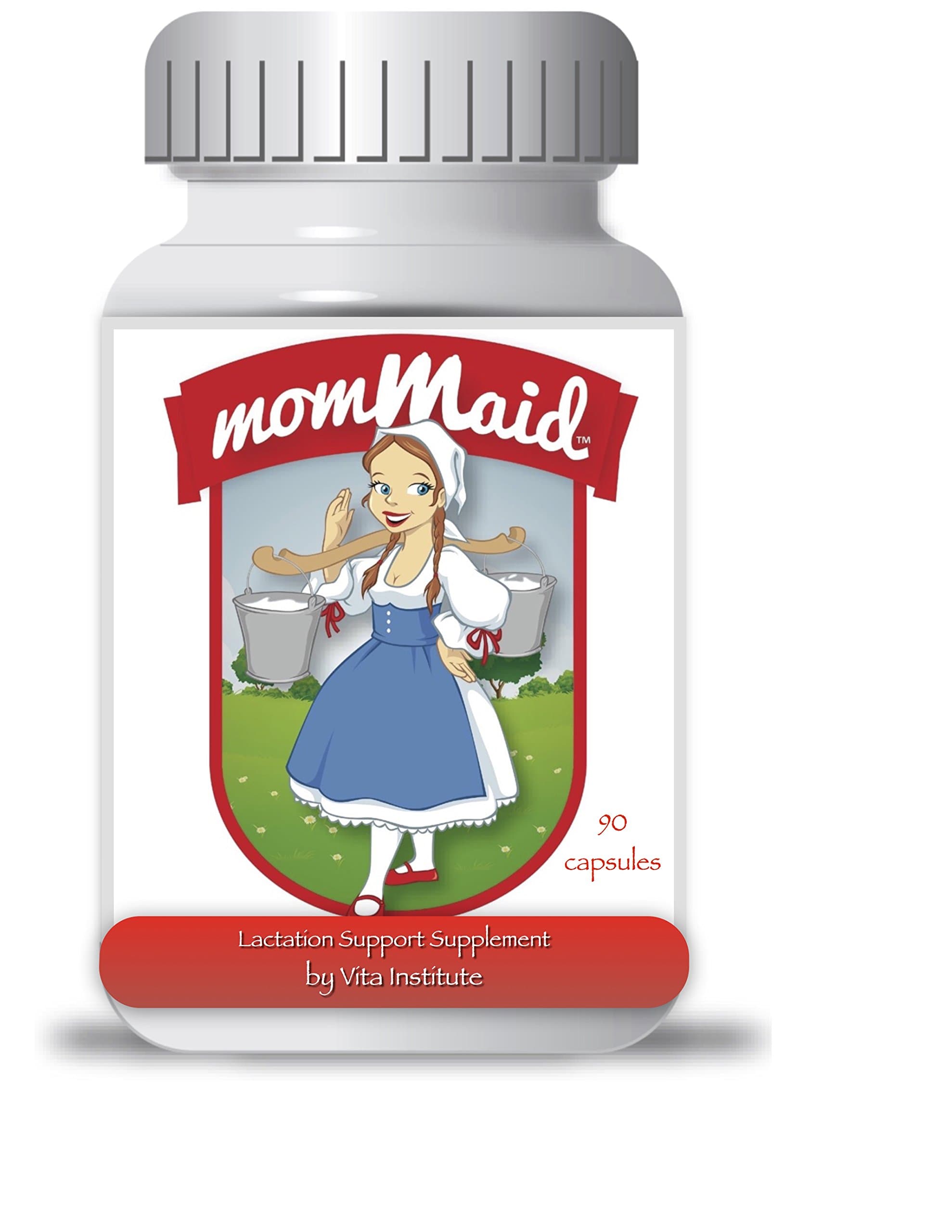 momMaid Lactation Support Supplement (developed by a MD and NP) 90 Vegan Capsules