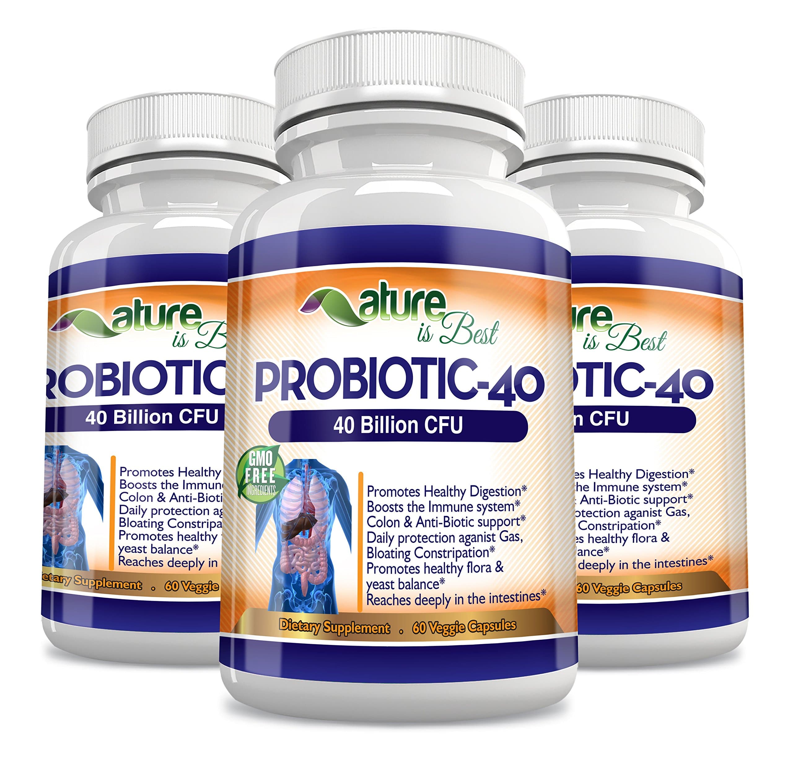 Best Probiotic Supplement - 60 Digestive Probiotic Capsules, for Support & Weight Loss - Probiotics for Men/for Women – Millions of Live Cultures to Renew Your Body & Life