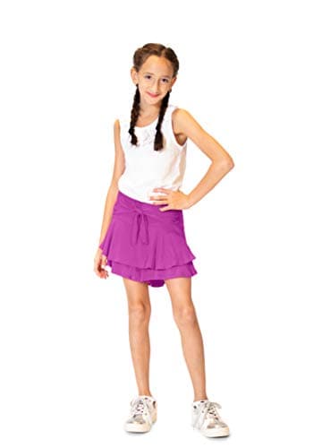 KIDPIK Tie Front Skort|Striking Purple|L (12)