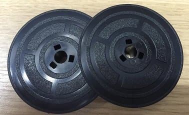 OLIVETTI TYPEWRITER RIBBON TWIN SPOOL BLACK RED WILL FIT MOST OLD TYPEWRITERS