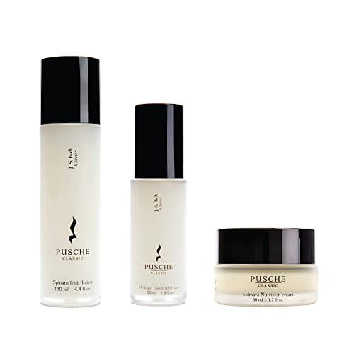 Skincare Gift Set: Pusche Clavier 3-Step Package - Premium Korean Moisturizing & Anti-aging Cosmetics Set for Sensitive Skin