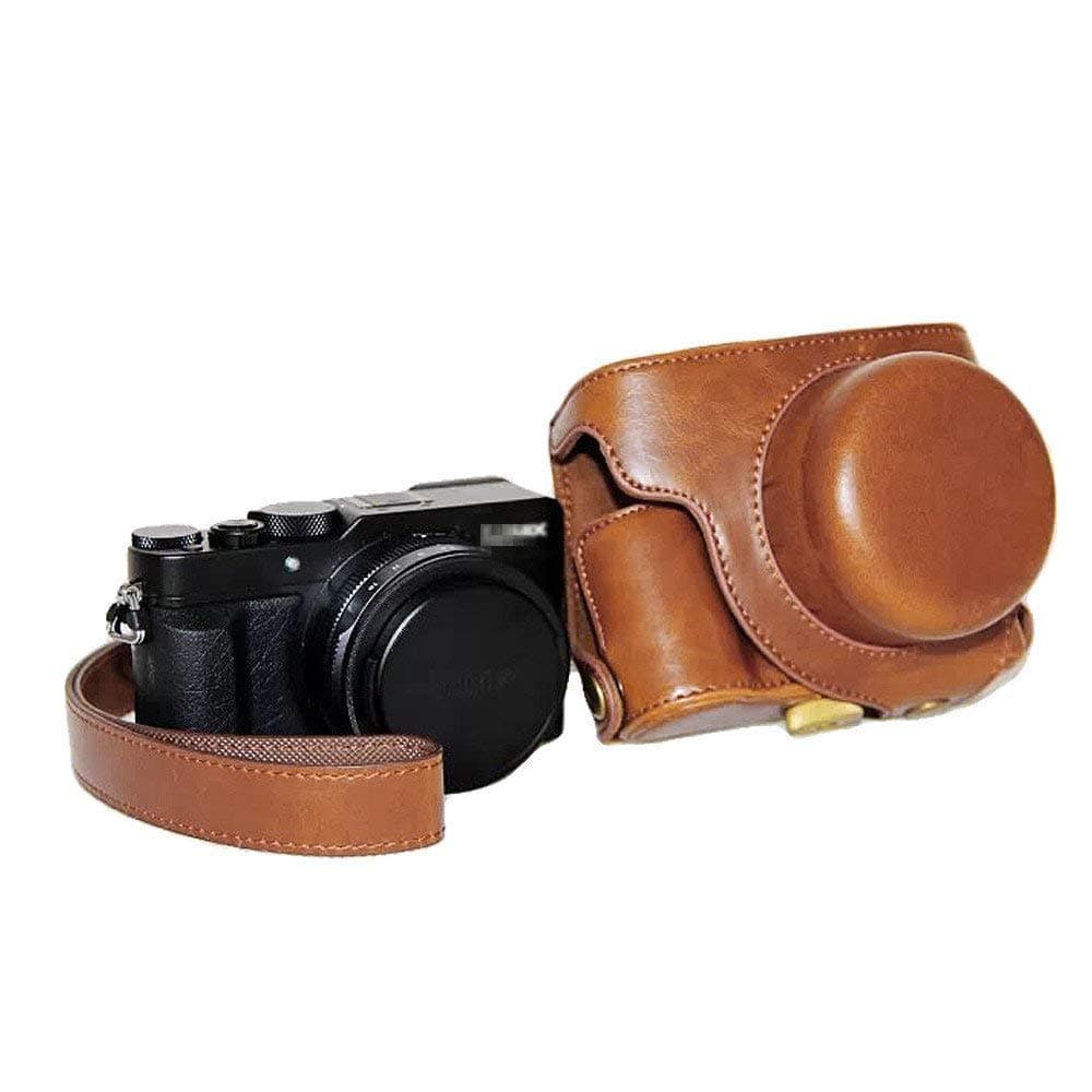 Shidan FL1 Protective Leather Camera Case, Bag for Panasonic LUMIX LX100, DMC-LX100 Camera