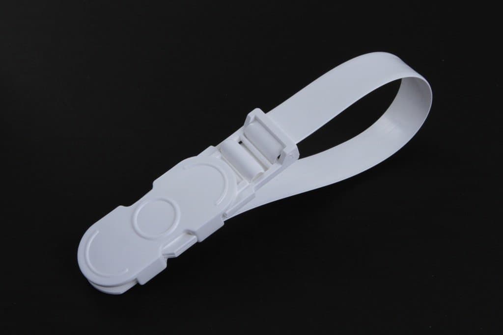 1 Child Safety Cupboard Drawer Stop, Plastic, White