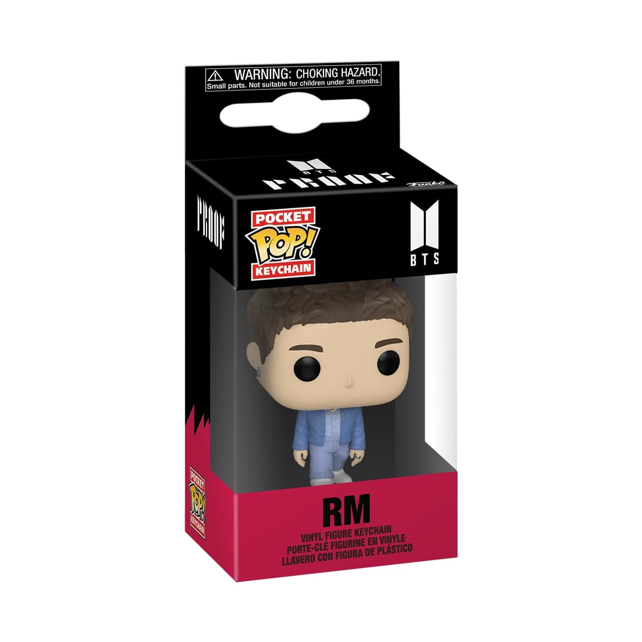 POP! Keychain: BTS - RM Novelty Keyring - Collectable Mini Figure - Stocking Filler - Gift Idea - Official Merchandise - Music Fans - Backpack Decor