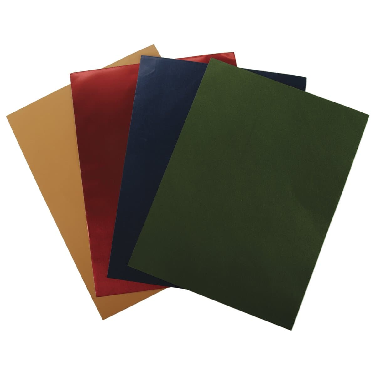 Metal Sheets 9x12 40g Multi-Pack 4/Pkg: Poison Ivy/Brrblue/Barn Red/Dijon