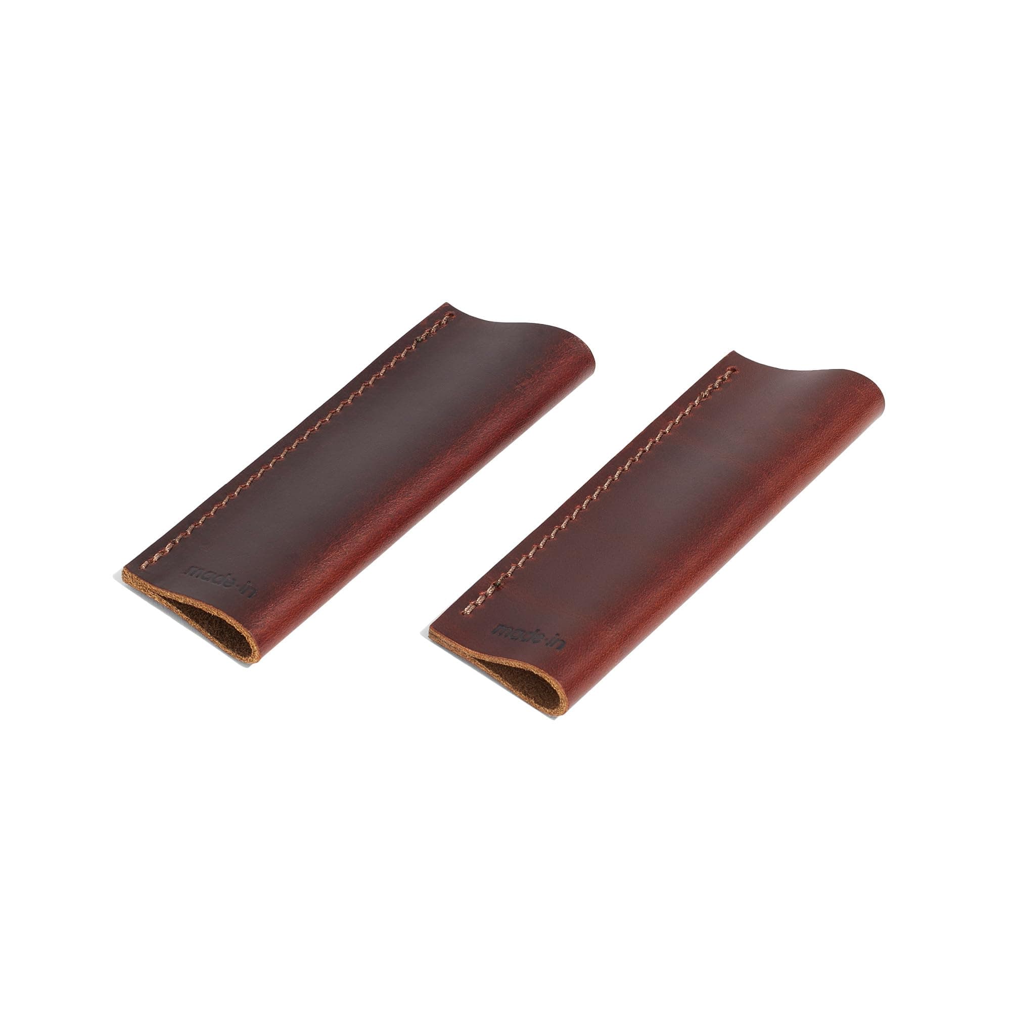 Cookware | Leather Handle Covers | Set of 2 | Custom Fit to The Carbon Steel Griddle and Grill Press