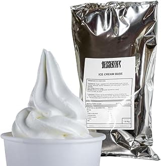 Classic Ice Cream Powder Mix 1.6Kg - Luxury Soft Serve - Superior Creamy Taste - Use Commercially Or at Home - Up to 128 Servings (24)