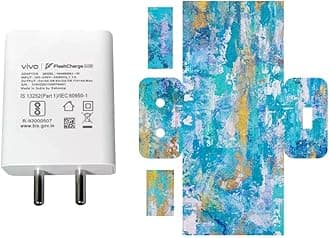 AtOdds - Compatible for Vivo Flash Charger (44W) - Charger/Adapter Skin Wrap (CanvasArt)