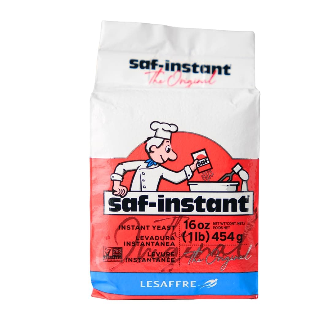 SAF-INSTANT YEAST RED LABEL SINGLE 1 lb (16oz) PACKAGE
