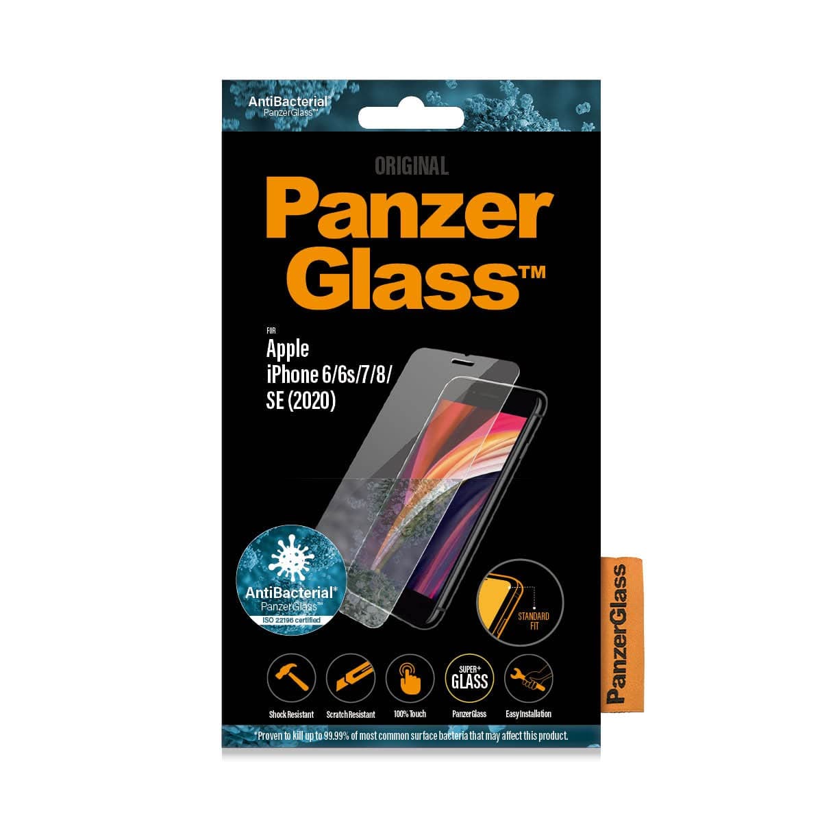 PanzerGlass™ iPhone 6/6s/7/8/SE (2020) screen protector, tempered glass screen protector