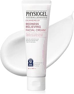 Physiogel Calming Relief Redness Relieving Facial Cream, Soothing Face Moisturizer with Squalane, For Dry, Irritated & Redness-Prone Skin, 1.7 fl. oz.